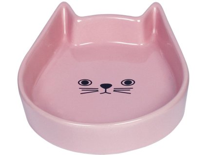 23997 1 nobby kitty face keramicka miska pro kocku ruzova 13x16x3cm z kategorie chovatelske potreby a krmiva pro kocky misky davkovace pro kocky keramicke misky pro kocky