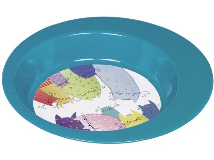 6861 1 nobby nerezova lakovana miska kitty pro kocky tyrkysova 340ml z kategorie chovatelske potreby a krmiva pro kocky misky davkovace pro kocky nerezove misky pro kocky