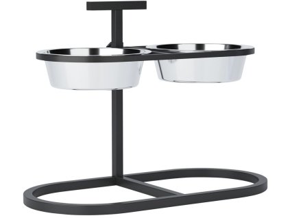 93547 nobby stojan na misky calme 2x miska 1 80l