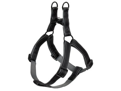 12129 1 nobby classic reflect soft reflexni postroj m 50 72cm cerna z kategorie chovatelske potreby a krmiva pro psy obojky voditka a postroje pro psy postroje pro psy