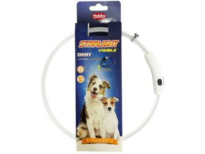 93328 4 nobby svetelny led obojek starlight shiny 65cm