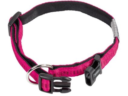 16128 1 nobby soft grip obojek l xl 50 65cm 25mm ruzova z kategorie chovatelske potreby a krmiva pro psy obojky voditka a postroje pro psy obojky pro psy