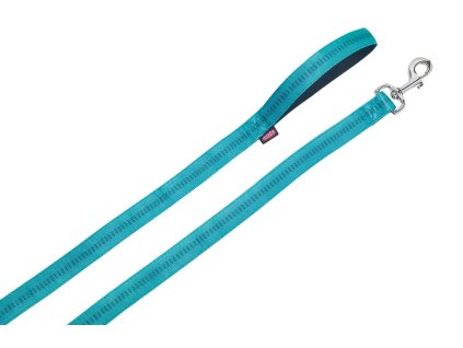 4866 1 nobby soft grip voditko nylon 120cm 10mm tyrkysova z kategorie chovatelske potreby a krmiva pro psy obojky voditka a postroje pro psy voditka pro psy klasicka voditka pro psy