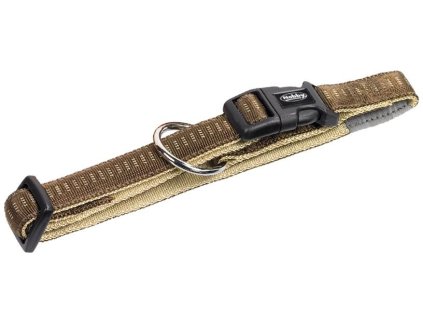 16572 1 nobby soft grip obojek xs 20 30cm 10mm hneda z kategorie chovatelske potreby a krmiva pro psy obojky voditka a postroje pro psy obojky pro psy