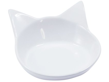 93469 1 nobby keramicka miska neko tvar kocici hlavy 200ml bila
