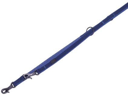 31479 2 nobby linen deluxe voditko nylon modra m l 200cm 25mm z kategorie chovatelske potreby a krmiva pro psy obojky voditka a postroje pro psy voditka pro psy klasicka voditka pro psy