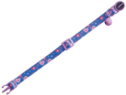 20499 1 nobby heart light blue obojek s rolnickou pro kocky svetle modry 1ks z kategorie chovatelske potreby a krmiva pro kocky obojky a voditka pro kocky obojky pro kocky
