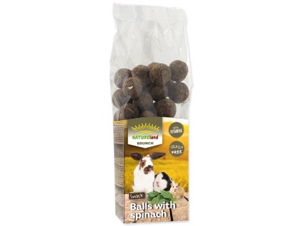 58170 1 pochoutka nature land brunch spenatove kulicky 150 g z kategorie chovatelske potreby a krmiva pro hlodavce a mala zvirata pamlsky pro hlodavce