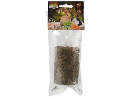 49308 1 tunel nature land nibble ze sena plneny mrkvi 125 g z kategorie chovatelske potreby a krmiva pro hlodavce a mala zvirata hracky zabava