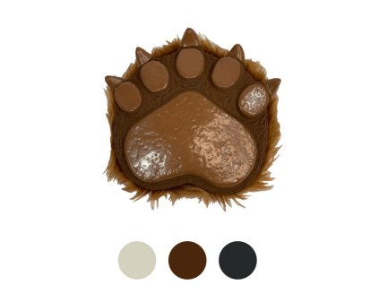 54276 2 hracka multipet medvedi tlapa plys 15 cm z kategorie chovatelske potreby a krmiva pro psy hracky pro psy plysove hracky pro psy