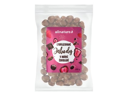 110407 allnature mrazem susene jahody v horke cokolade 100 g