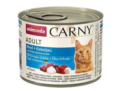 26376 animonda carny adult konzerva treska petrzel 200g z kategorie chovatelske potreby a krmiva pro kocky krmivo a pamlsky pro kocky konzervy pro kocky