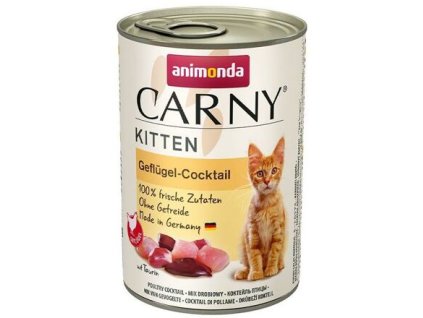 59333 1 animonda konzerva carny kitten drubezi koktejl 400g z kategorie chovatelske potreby a krmiva pro kocky krmivo a pamlsky pro kocky konzervy pro kocky
