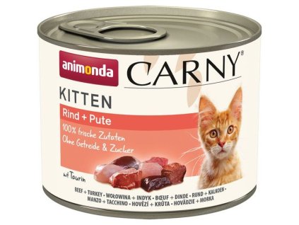 59414 animonda konzerva carny kitten hovezi kruta 200g