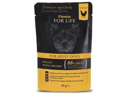 6144 2 fitmin dog for life kapsicka adult chicken with ham in jelly 85 g z kategorie chovatelske potreby a krmiva pro psy krmiva pro psy kapsicky pro psy