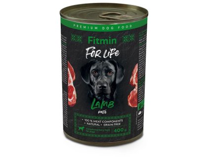 32142 fitmin for life jehneci konzerva pro psy 400 g