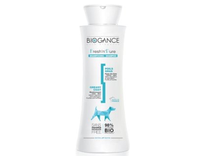 77451 1 biogance sampon fresh n pure hydratacni 250 ml z kategorie chovatelske potreby a krmiva pro psy hygiena a kosmetika psa sampony a spreje pro psy