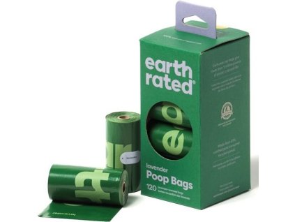 55467 sacky na psi exkrementy earth rated s vuni levandule 8 roli