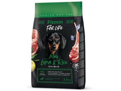 76404 fitmin for life mini lamb rice 2 5 kg z kategorie chovatelske potreby a krmiva pro psy krmiva pro psy granule pro psy