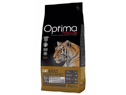 78207 1 optimanova cat chicken gf 8 kg z kategorie chovatelske potreby a krmiva pro kocky krmivo a pamlsky pro kocky granule pro kocky
