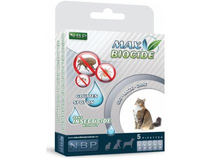 94336 1 max biocide spot on cat repelentni kapsle kocka 5 x 1 ml