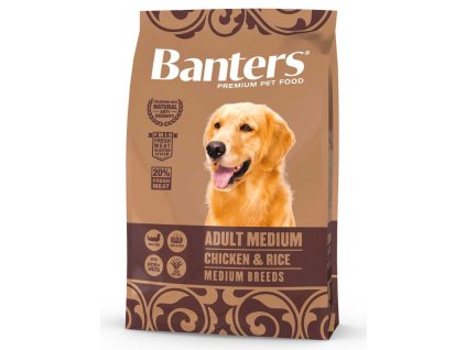 78423 1 banters adult medium chicken rice 3 kg z kategorie chovatelske potreby a krmiva pro psy krmiva pro psy granule pro psy