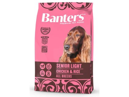 78426 2 banters senior light chicken rice 3 kg z kategorie chovatelske potreby a krmiva pro psy krmiva pro psy granule pro psy