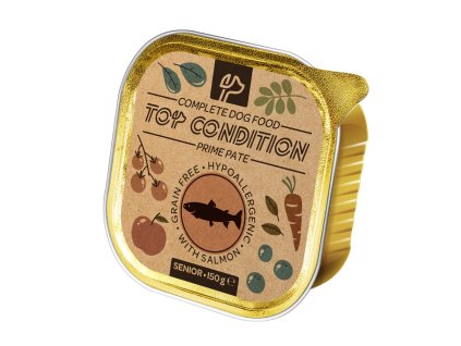 89778 top condition dog senior salmon pate 150 g