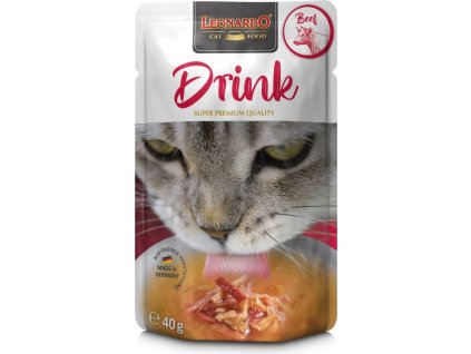 80874 1 leonardo drink s hovezim masem 40 g z kategorie chovatelske potreby a krmiva pro kocky krmivo a pamlsky pro kocky polevky a drinky pro kocky