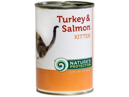 55833 1 nature s protection cat konzerva kitten kruta losos 400 g z kategorie chovatelske potreby a krmiva pro kocky krmivo a pamlsky pro kocky konzervy pro kocky
