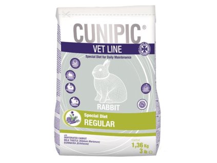 94762 cunipic vetline rabbit regular 1 36 kg