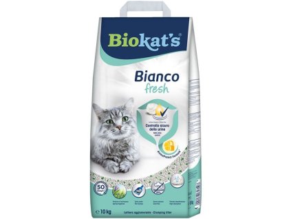 7284 2 biokats bianco fresh control kockolit 10kg z kategorie chovatelske potreby a krmiva pro kocky toalety steliva pro kocky steliva kockolity pro kocky