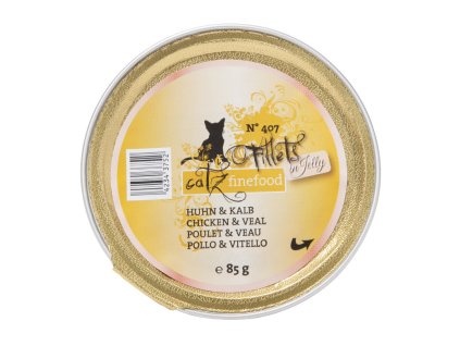 87990 catz finefood fillets no 407 kureci a teleci maso 85g