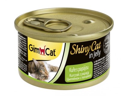 35712 1 shinycat konzerva kure s papajou 70g
