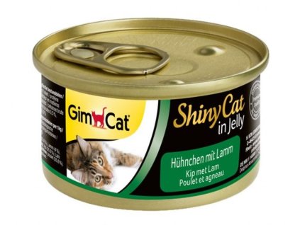 35733 1 shinycat jelly konzerva pro kocky kure s jehnecim 70g