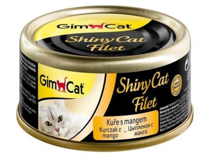 35748 1 shinycat filet konzerva kure s mangem 70g