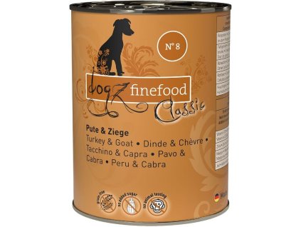 86391 konzerva dogz finefood no 8 s krutim a kozim masem 400 g