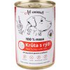 91435 all animals konzerva pro psy kruta mleta s ryzi 400g