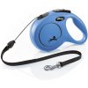 11301 1 flexi new classic m voditko lankove 8m 20kg modra z kategorie chovatelske potreby a krmiva pro psy obojky voditka a postroje pro psy voditka pro psy samonavijeci voditka pro psy