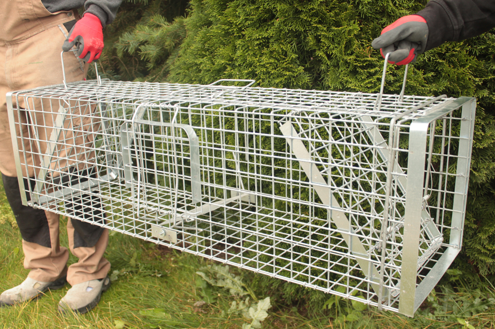 Profesionální past na lišky, kuny, vydry a kočky TRAP H130x34x34V2