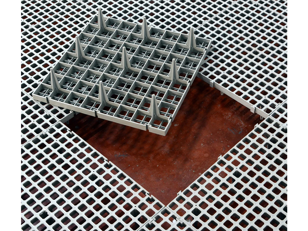 Podlahový rošt CIMUKA PF-CH-G18-H11 - velikost otvorů 1,8 x 1,8 cm