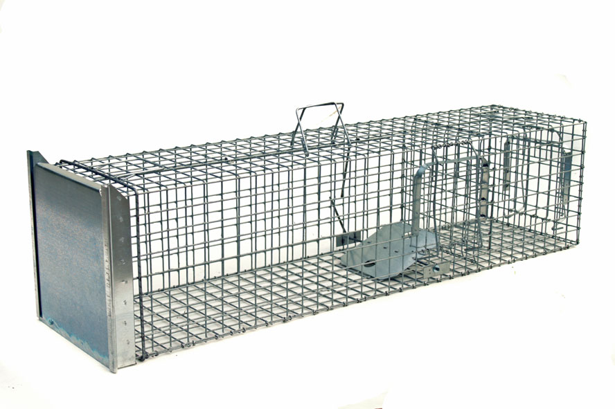 Profesionální past na lišky, kuny, vydry a kočky TRAP ST130x34x34K