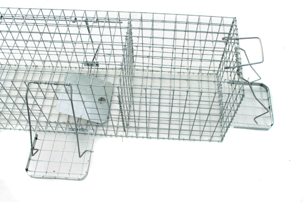 Profesionální past na lišky, kuny, vydry a kočky TRAP ST130x34x34K