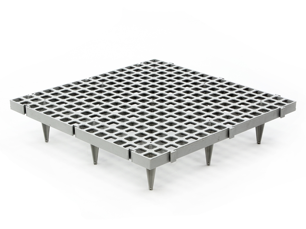Podlahový rošt CIMUKA PF-CH-G23-H11 - velikost otvorů 2,2 x 2,2 cm