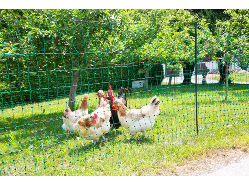 Nevodivá síť pro drůbež KERBL 106 cm x 25 m / 2 hroty