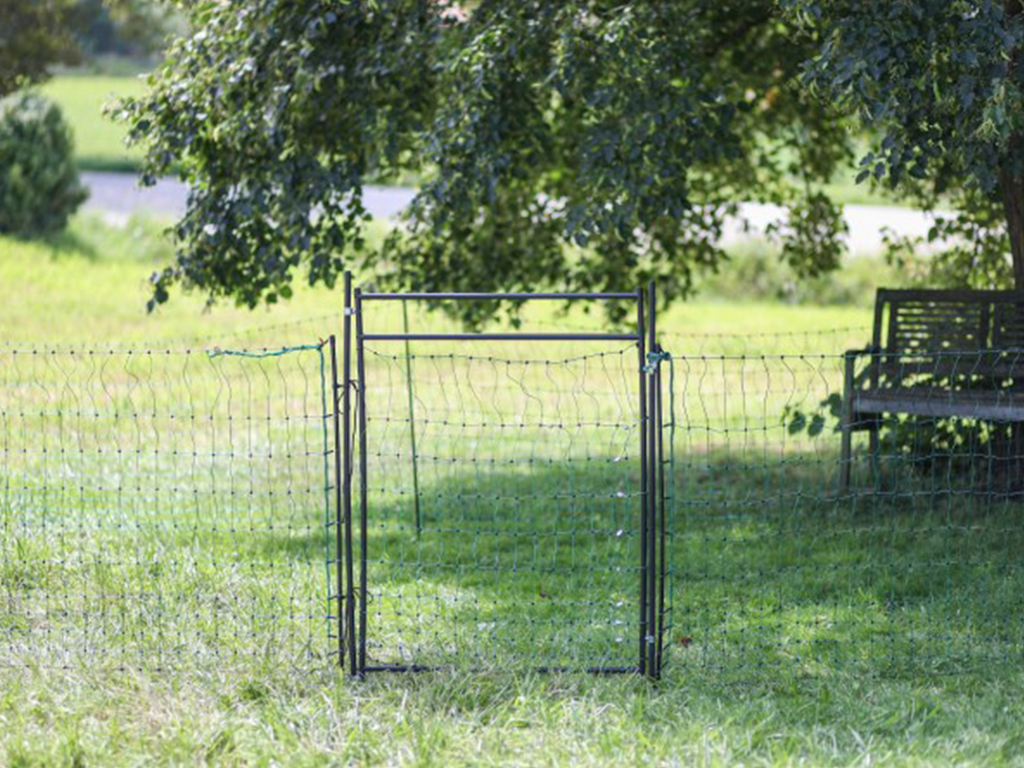 Brána k sítím pro elektrické ohradníky KERBL 95-125 cm