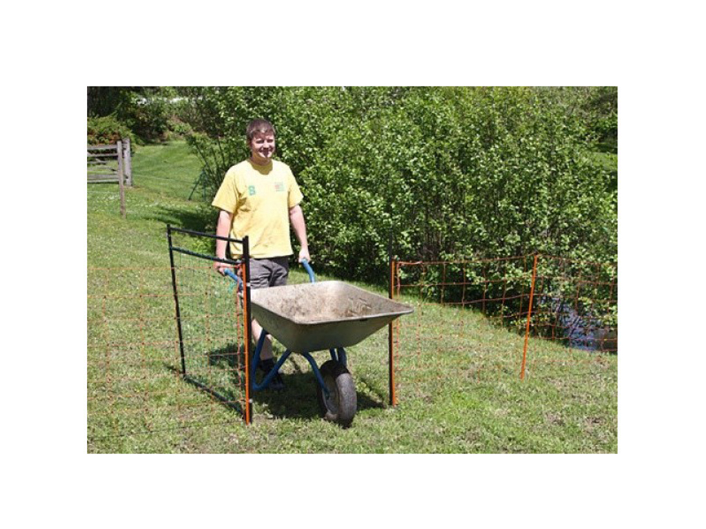 Brána k sítím pro elektrické ohradníky KERBL 95-125 cm