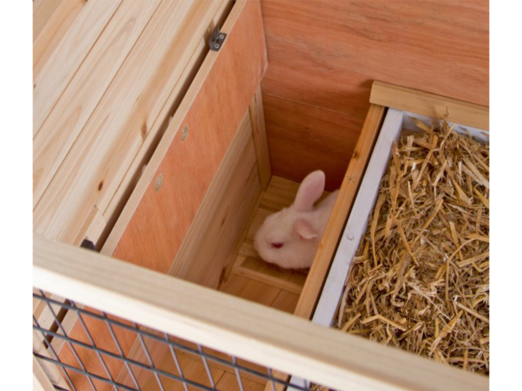 Klec pro králíky a hlodavce KERBL INDOOR DELUXE - dvoupatrová