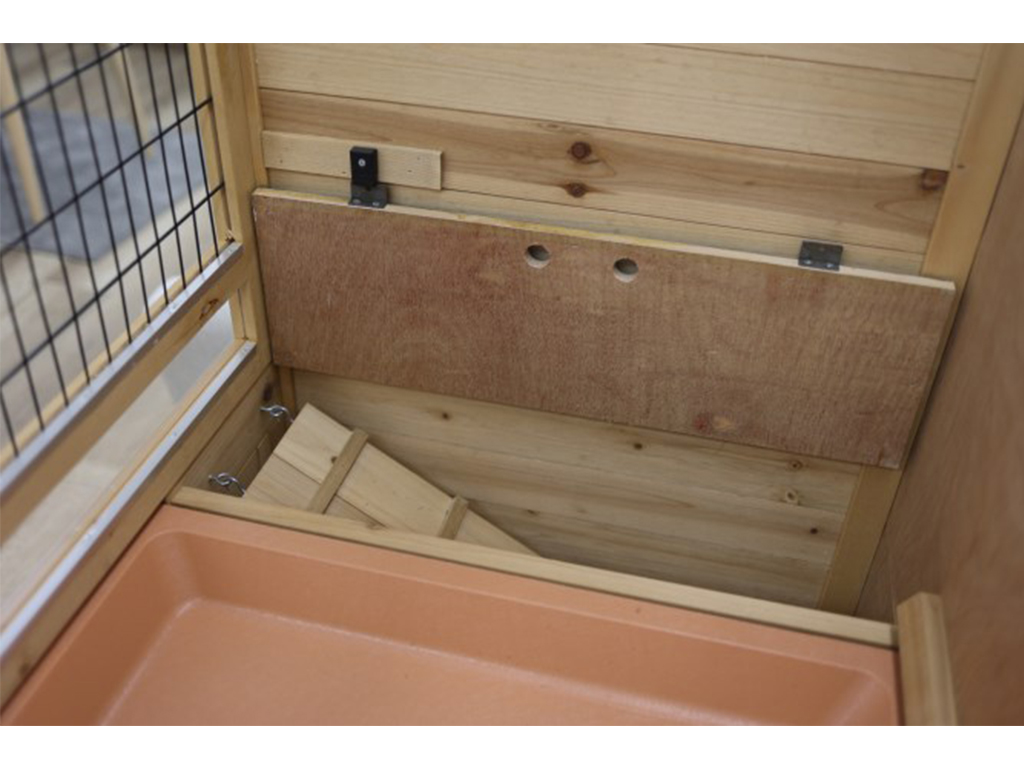 Klec pro králíky a hlodavce KERBL INDOOR DELUXE - dvoupatrová