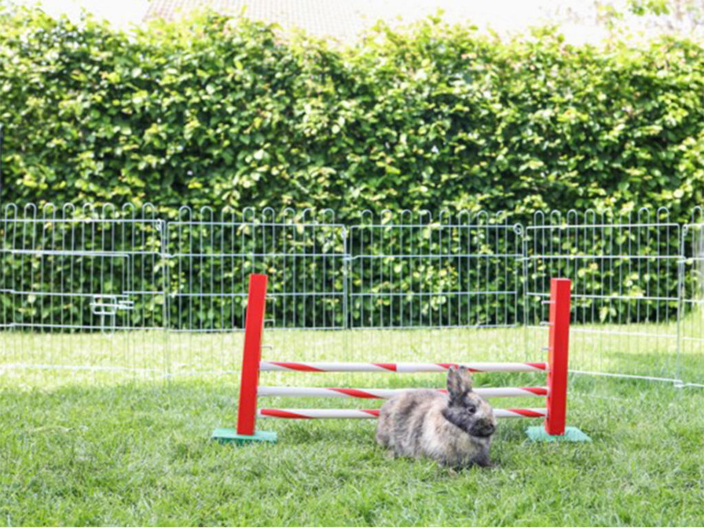 Agility střední překážka pro králíky a jiné hlodavce KERBL UPRIGHT JUMP 30x62cm